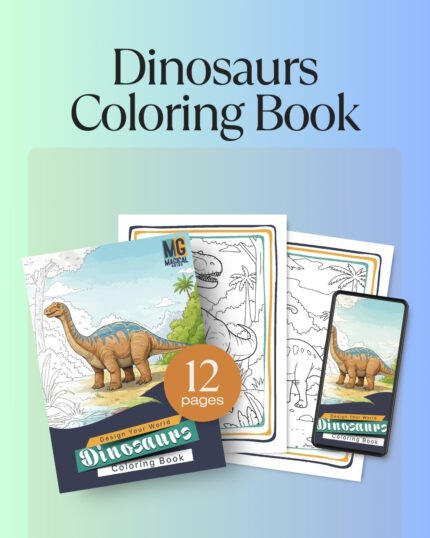 Dinosaurs Coloring Book MG